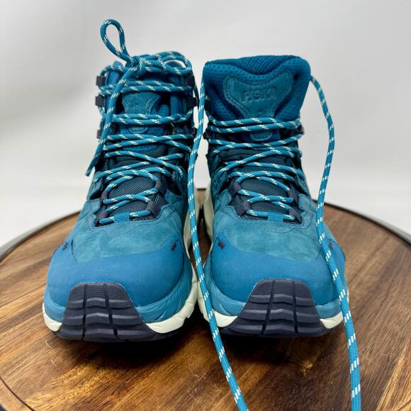 Hoka One One Blue Athletic Shoes - Picture 4 of 12